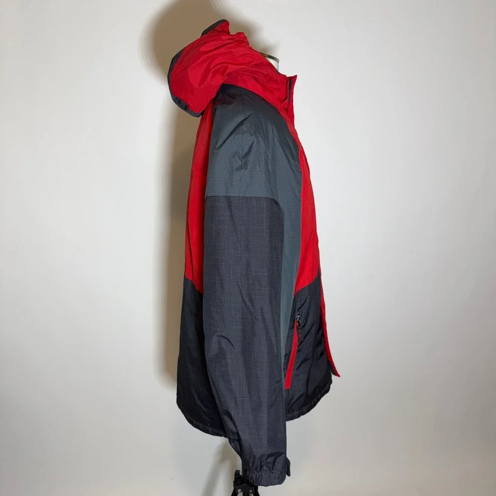 Youth Free Country FCXtreme Red Gray Hooded Winter Ski Jacket Coat Size XL 18-20